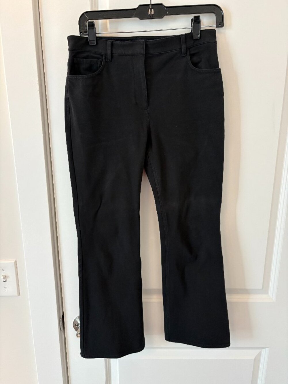 Theory Black Flare Pants, Women's Size 2 (Excellent Condition)